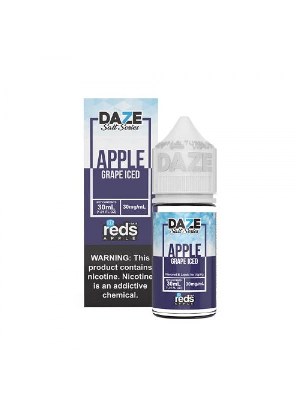 Reds Apple Grape Iced by 7 Daze Salt Series 30ml