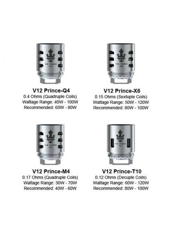 SMOK TFV12 Prince Replacement Coils 3-Pack