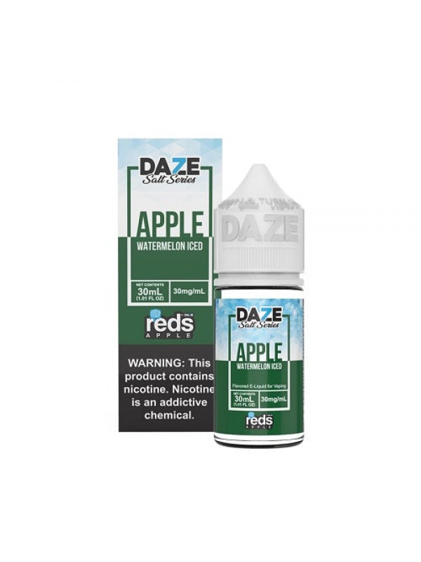 Reds Apple Watermelon Iced by 7 Daze Salt Series 3...