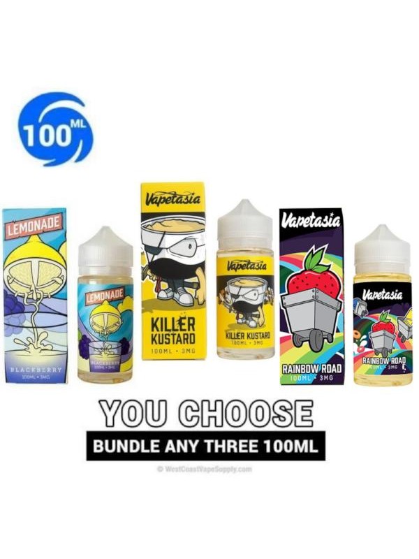 Vapetasia Vape Juice 100ml Pick 3 Bundle (300ml)