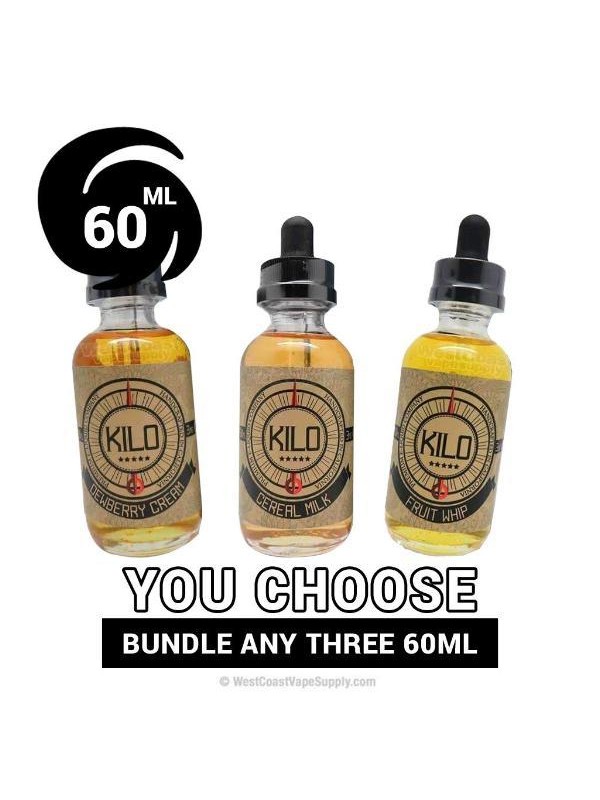 Kilo Vape Juice 60ml Pick 3 Bundle (180ml)