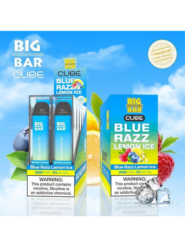 Big Bar CUBE & MAX FLOW DUO Disposable Vape 3000 Puffs