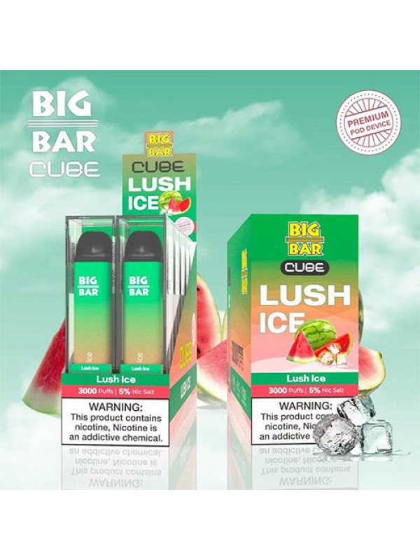 Big Bar CUBE & MAX FLOW DUO Disposable Vape 3000 Puffs