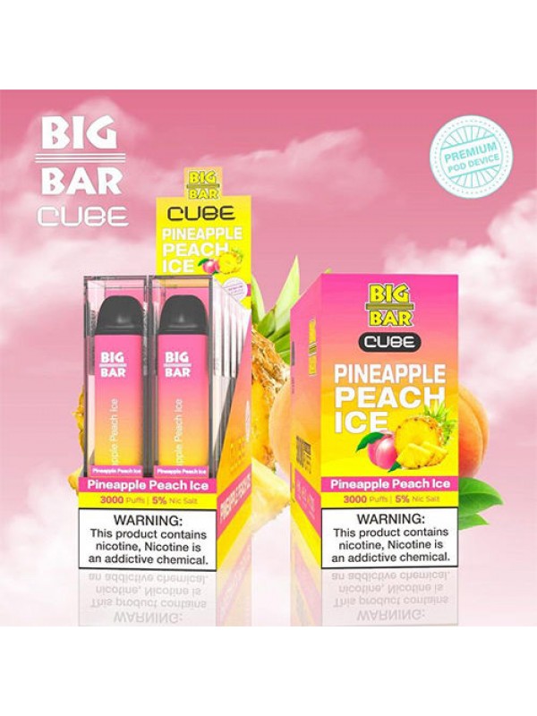 Big Bar CUBE & MAX FLOW DUO Disposable Vape 3000 Puffs