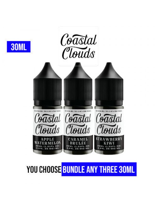 Coastal Clouds Salts 30ml Pick 3 Bundle (90ml)